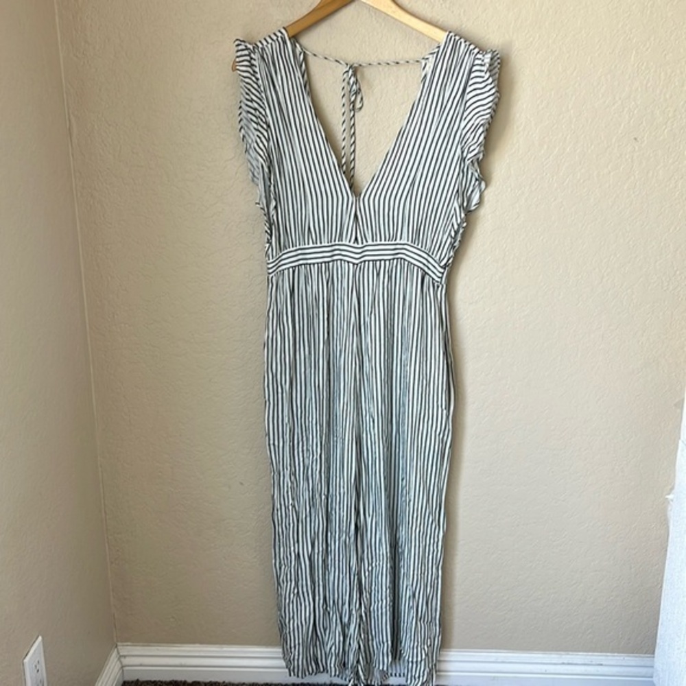 Saltwater luxe striped romper NWT